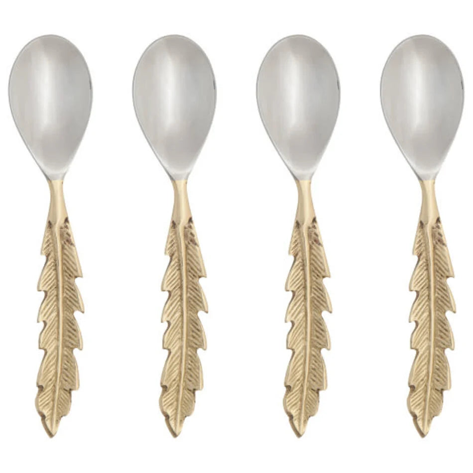 Spoons Plume Gold S/4