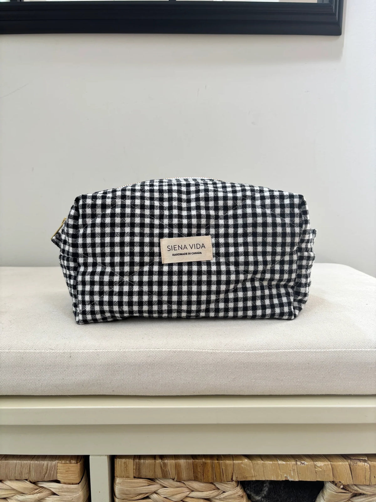 Pouch Black Gingham