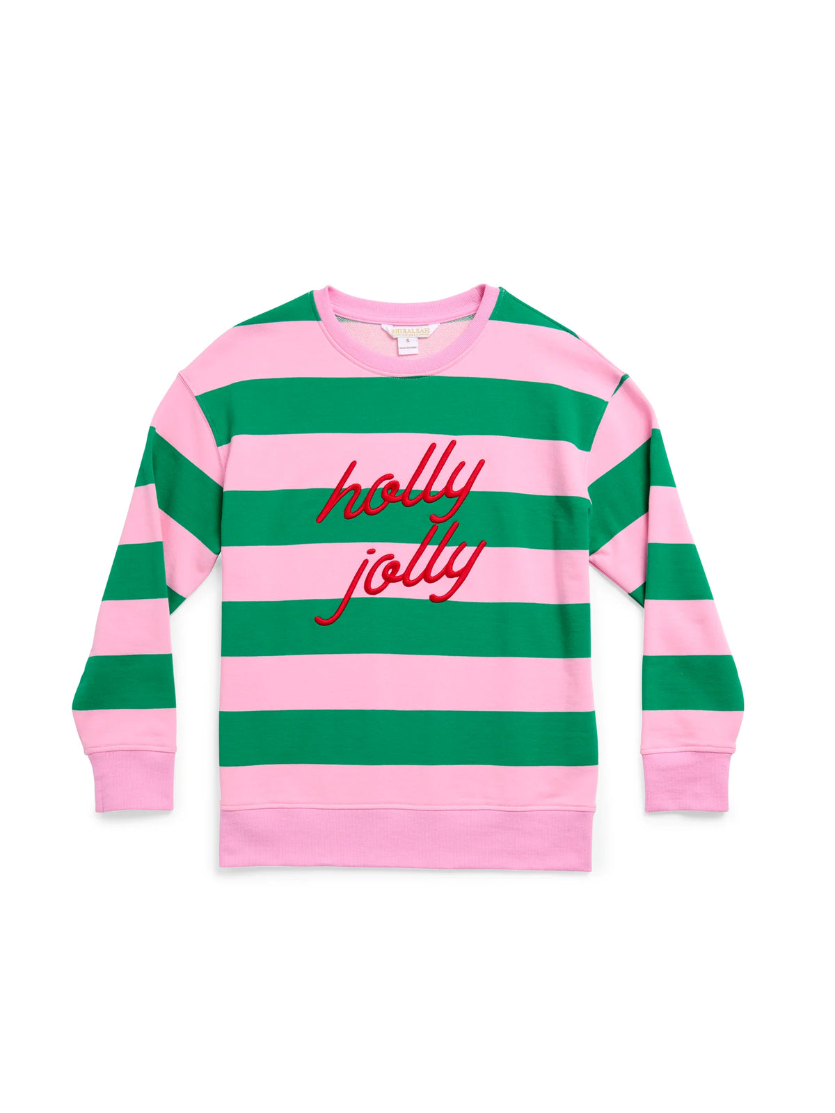 Sweatshirt Holly Jolly Striped