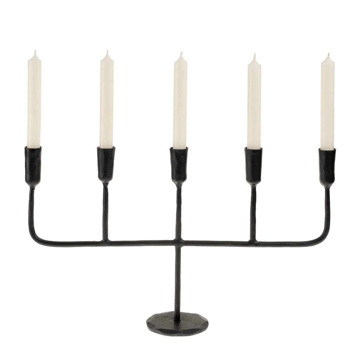 Candelabra Luna Blk