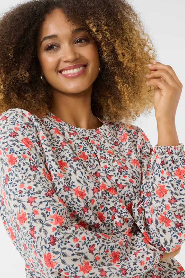 Naomi Flounce Blouse