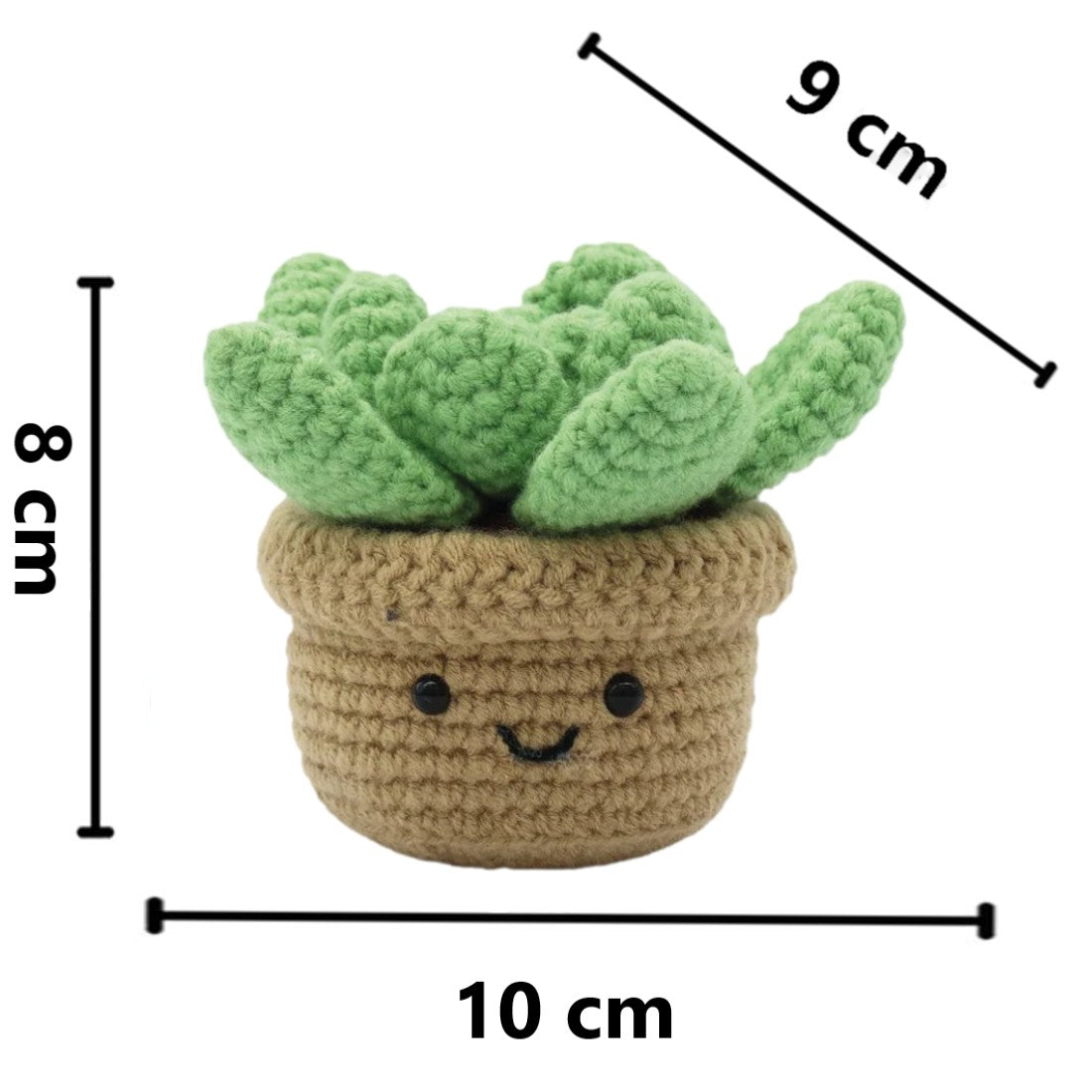 DIY Crochet Kit Succulent