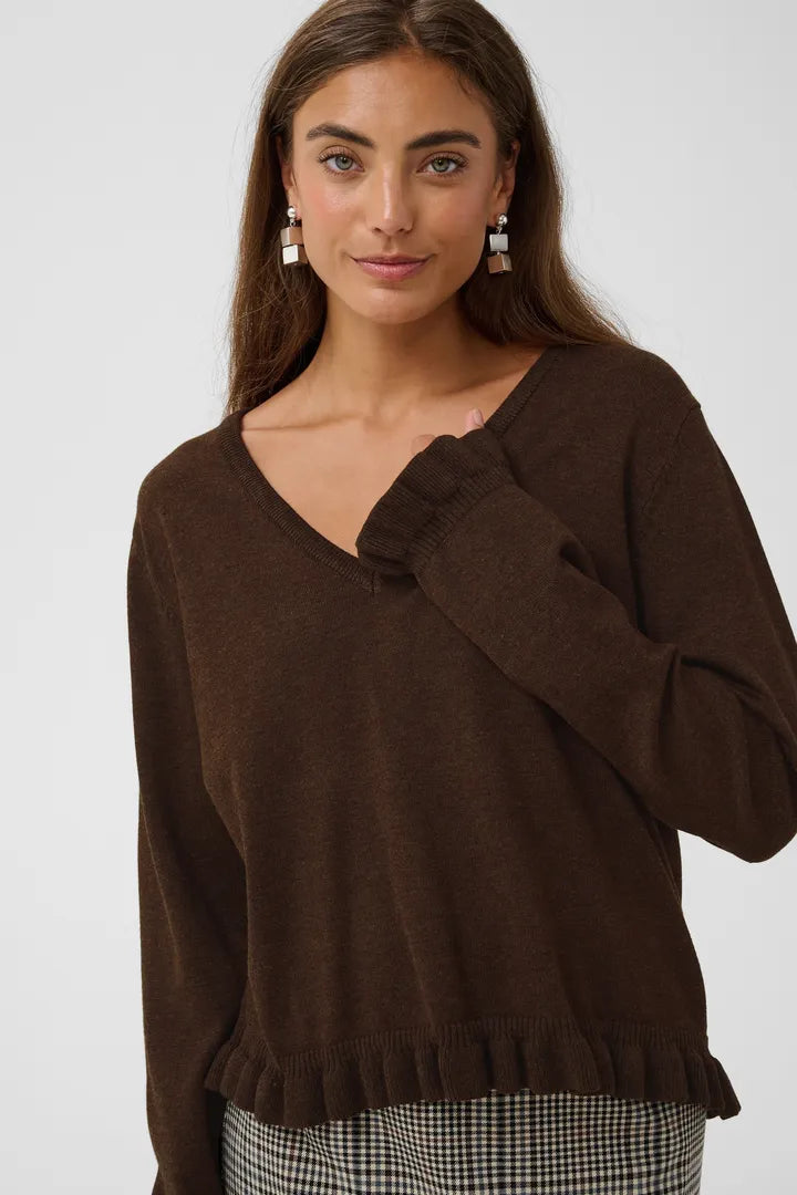 Pullover Clare Frill Vneck