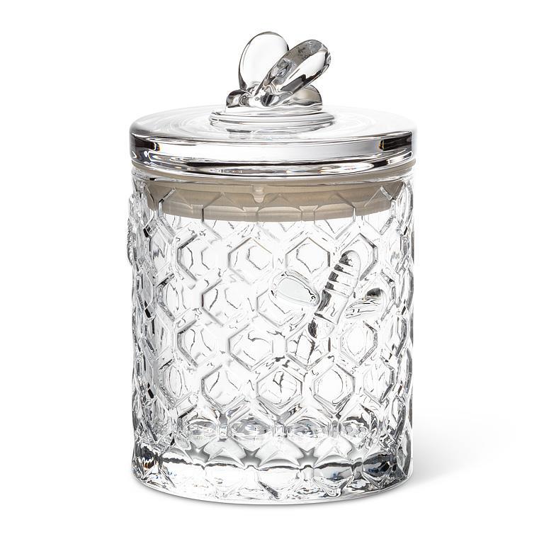 Honeycomb Jar w/Lid