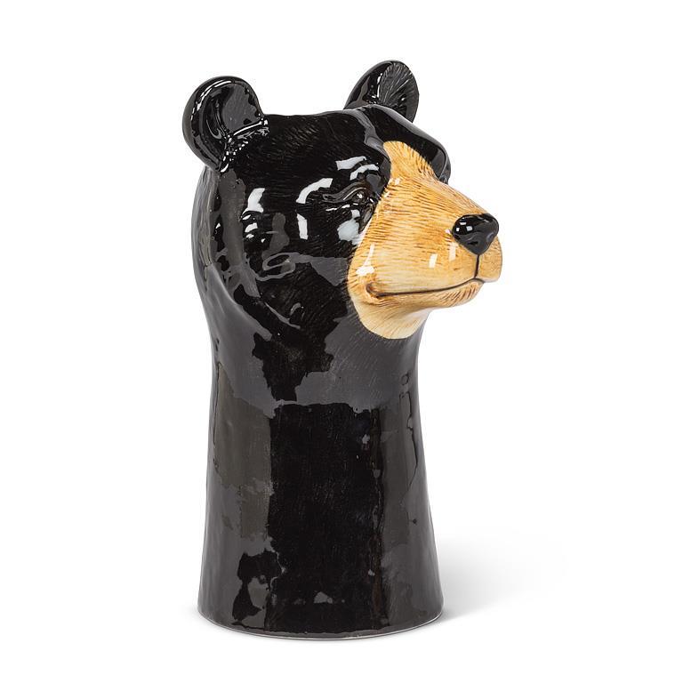 Vase Black Bear