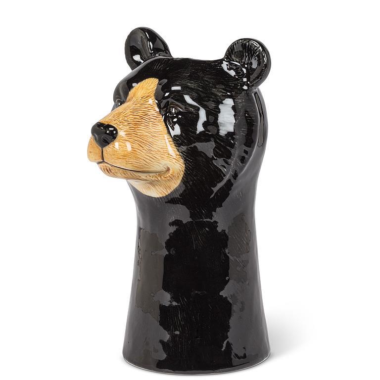 Vase Black Bear