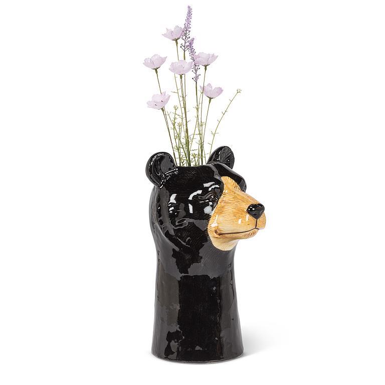 Vase Black Bear