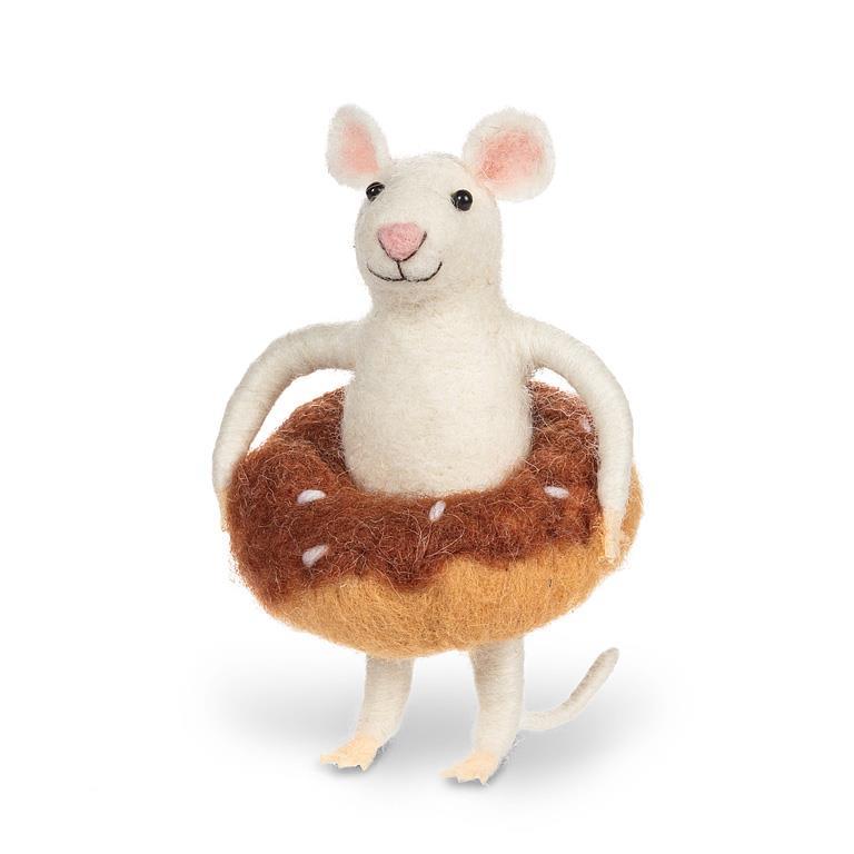 Mouse in Donut Orn