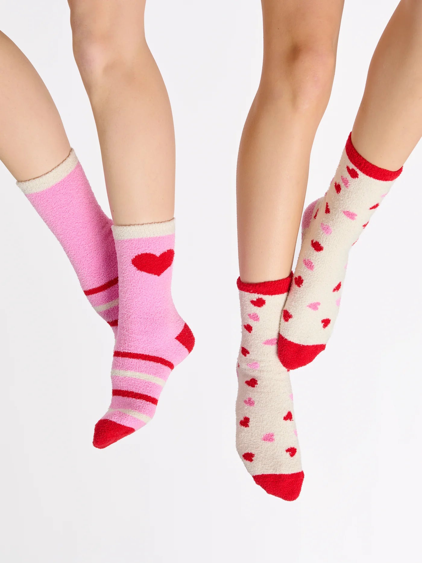 Socks Heart Pink