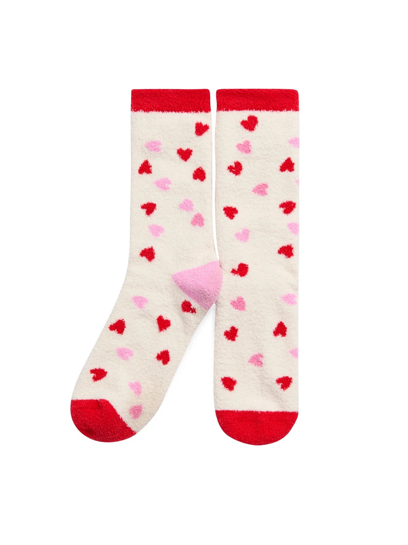 Socks Candy Heart Ivory