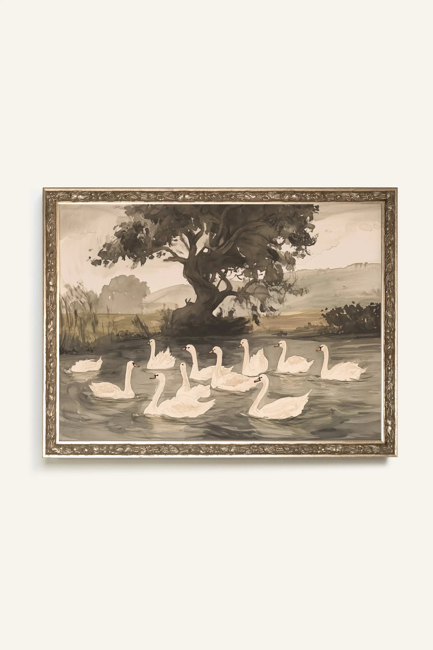 Swan Ballet 16x12