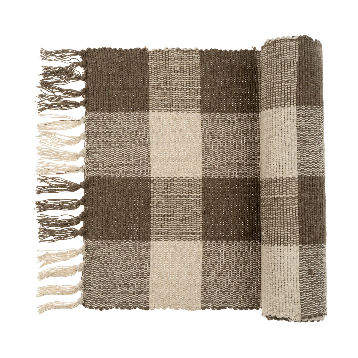 Runner Gingham Greige