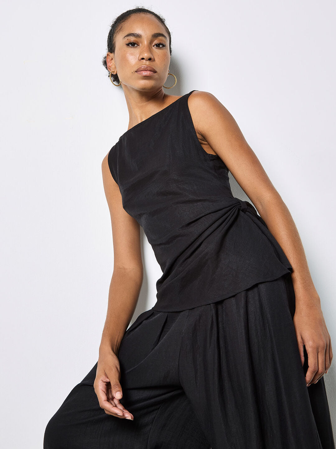 Top Side Knot Black