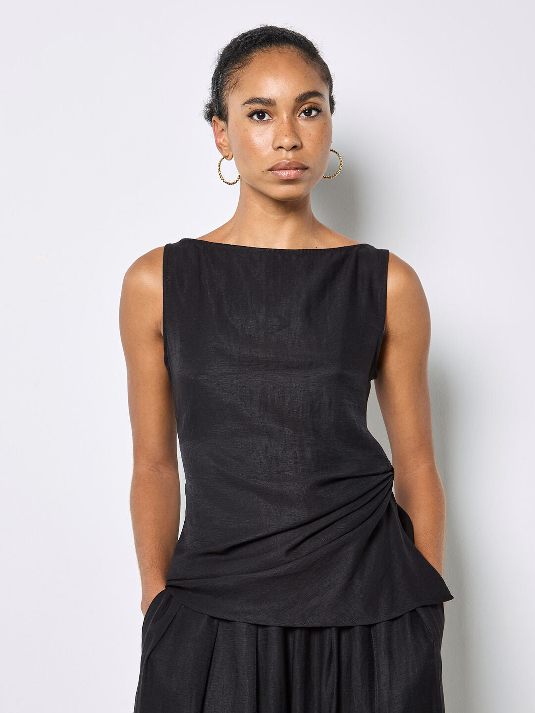 Top Side Knot Black