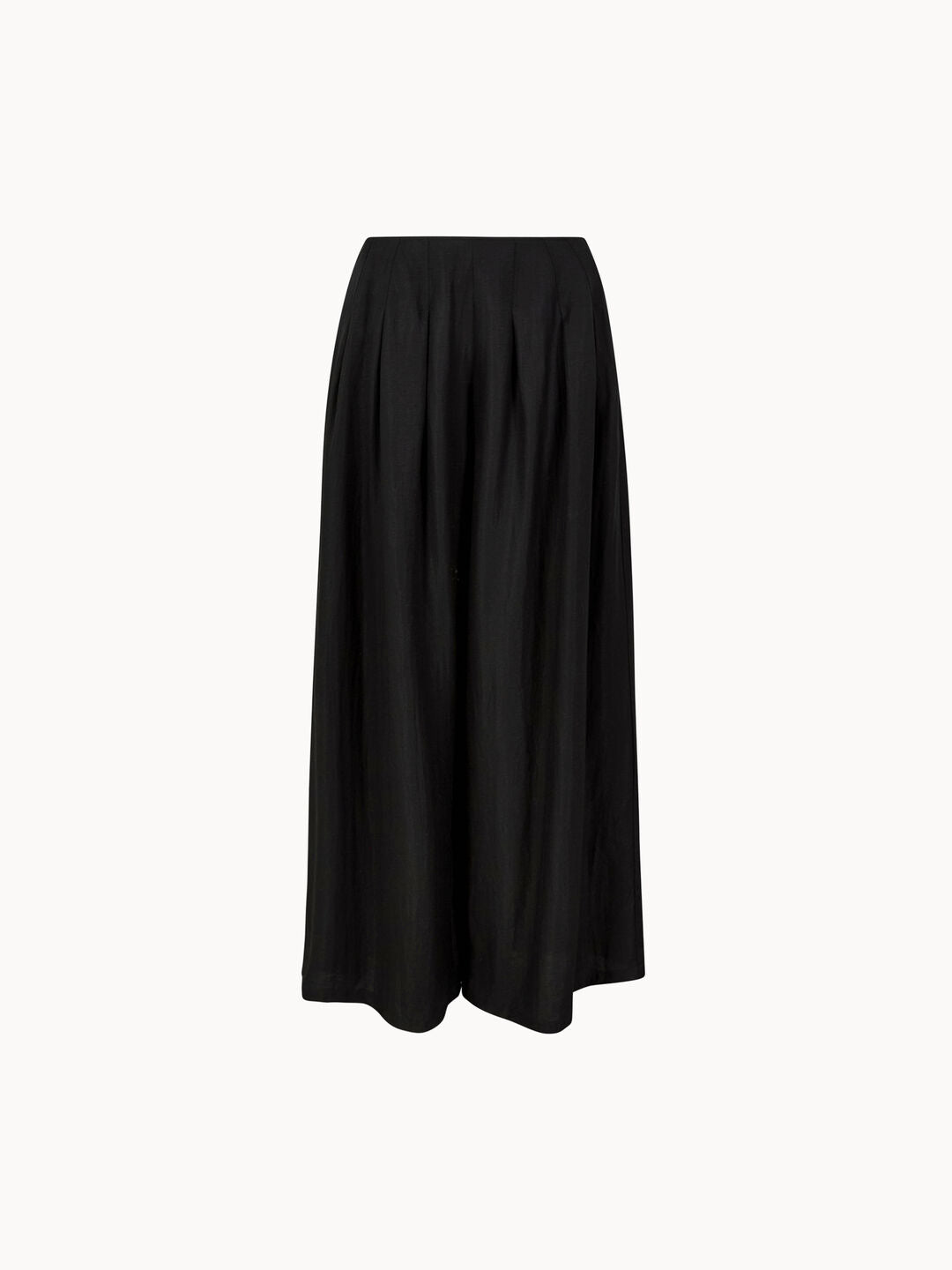 Pant 3 Pleat Twill Blk