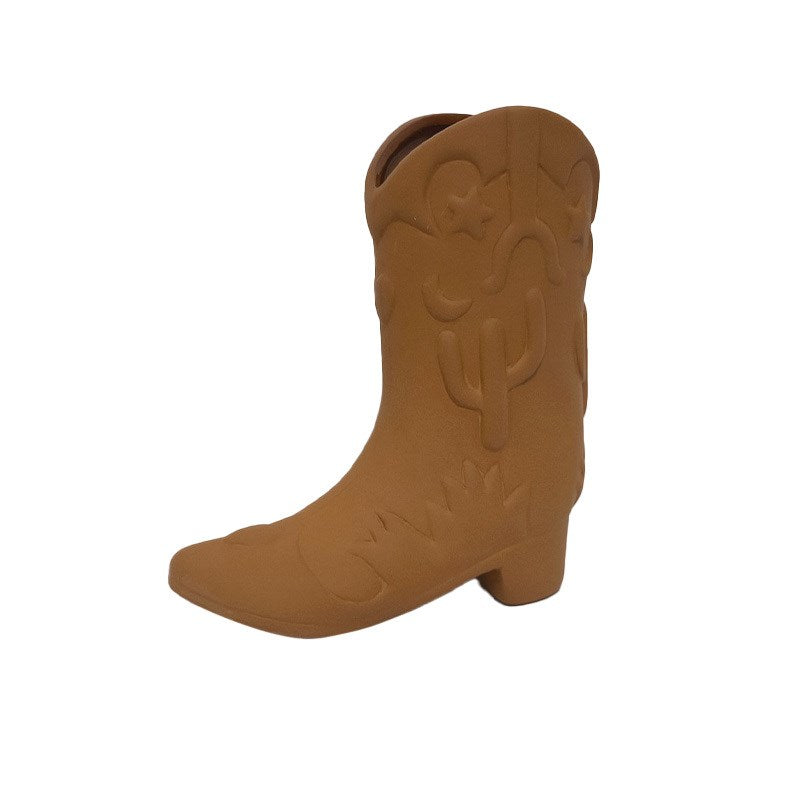 Cowboy Boot Vase