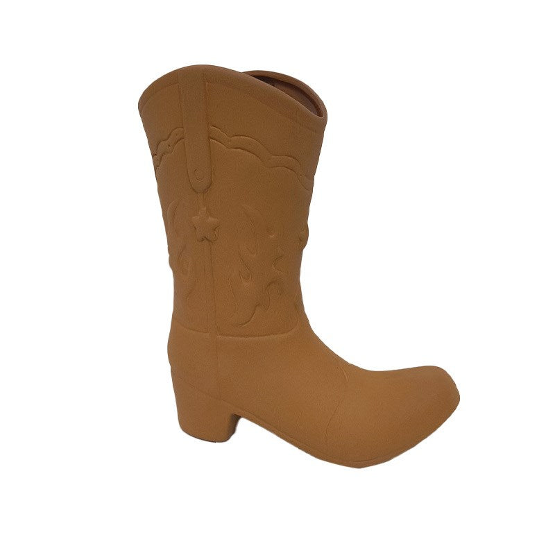 Cowboy Boot Vase