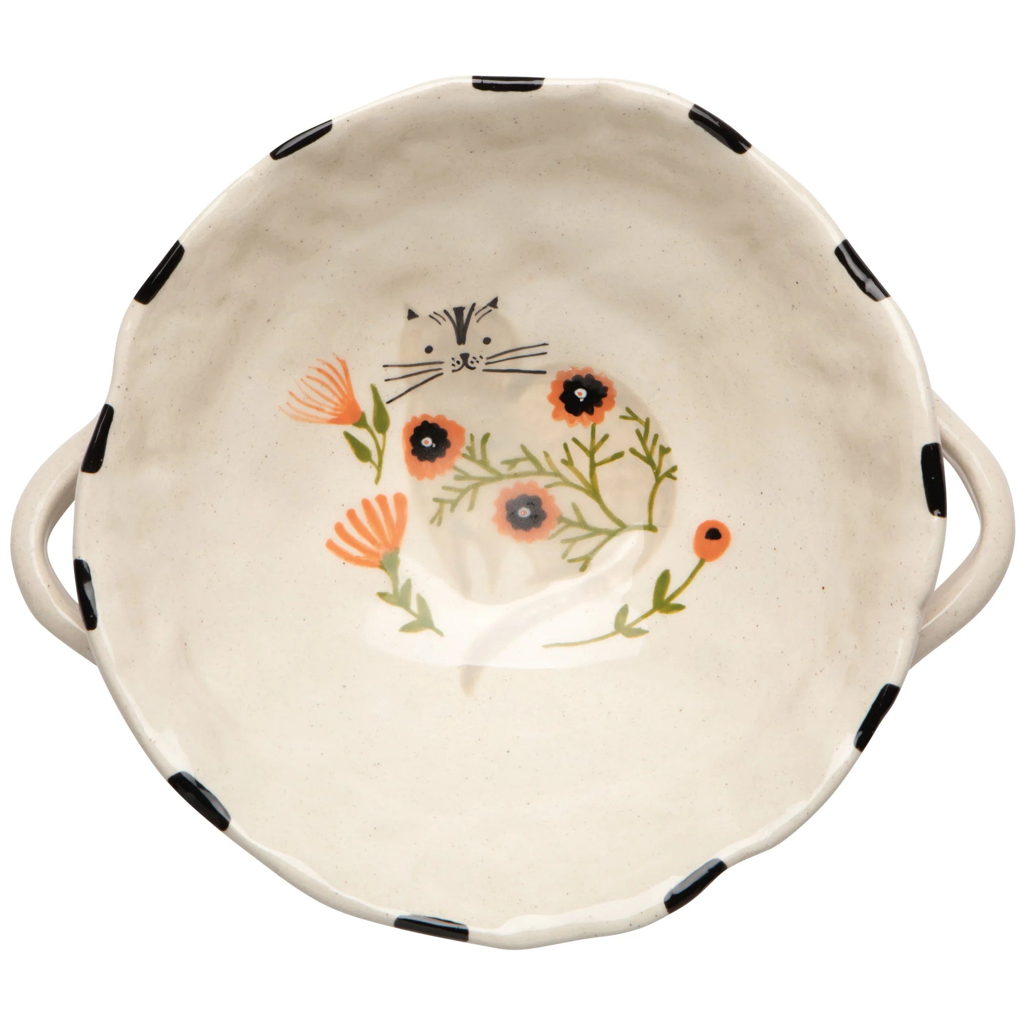 Bowl Catbloom Footed