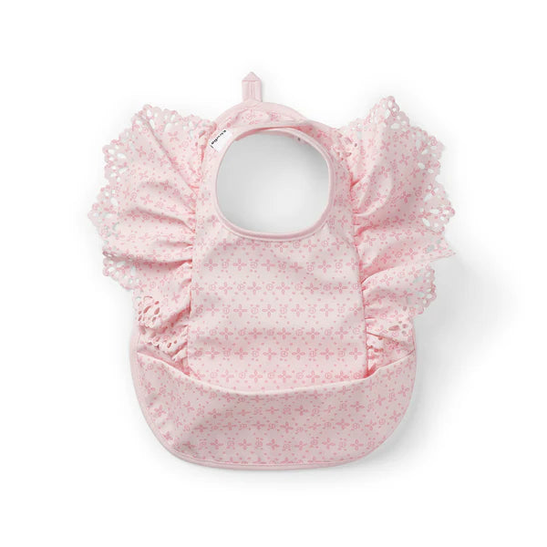Bib Embroidery Anglaise Pink
