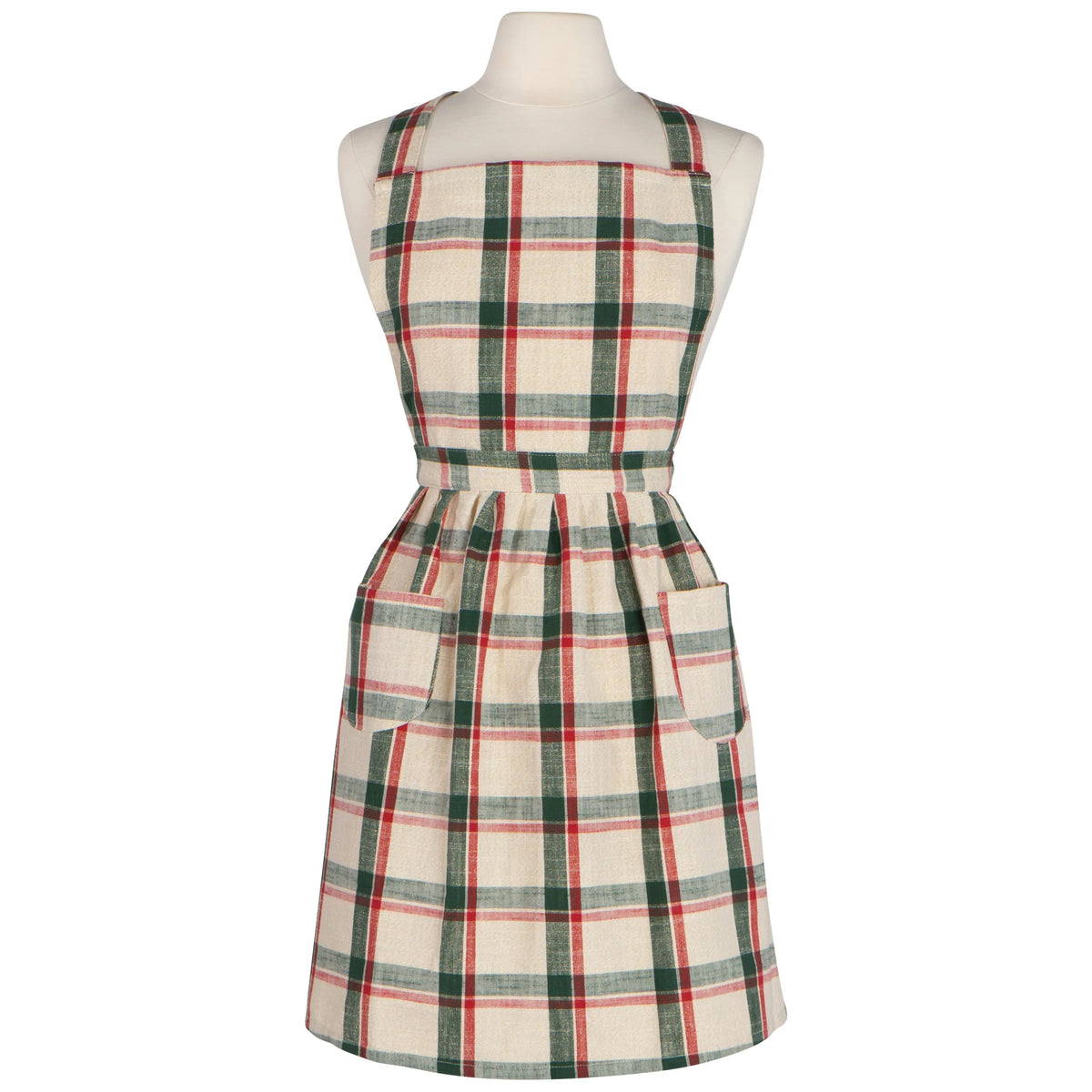Apron Noel Plaid