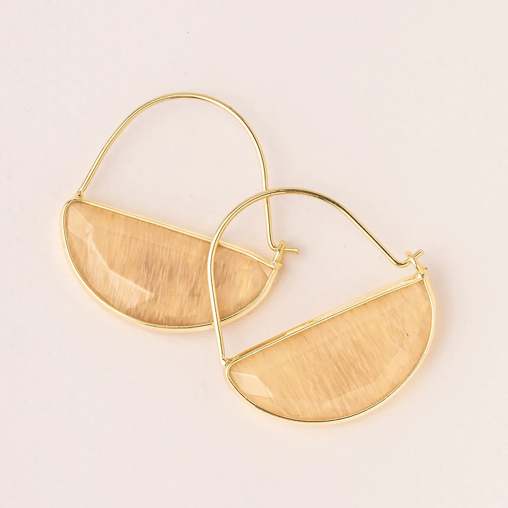 Earring Stone Prism