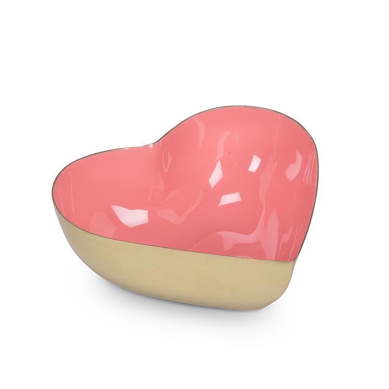 Bowl Enamel Heart Shaped