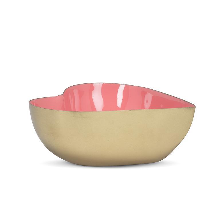 Bowl Enamel Heart Shaped
