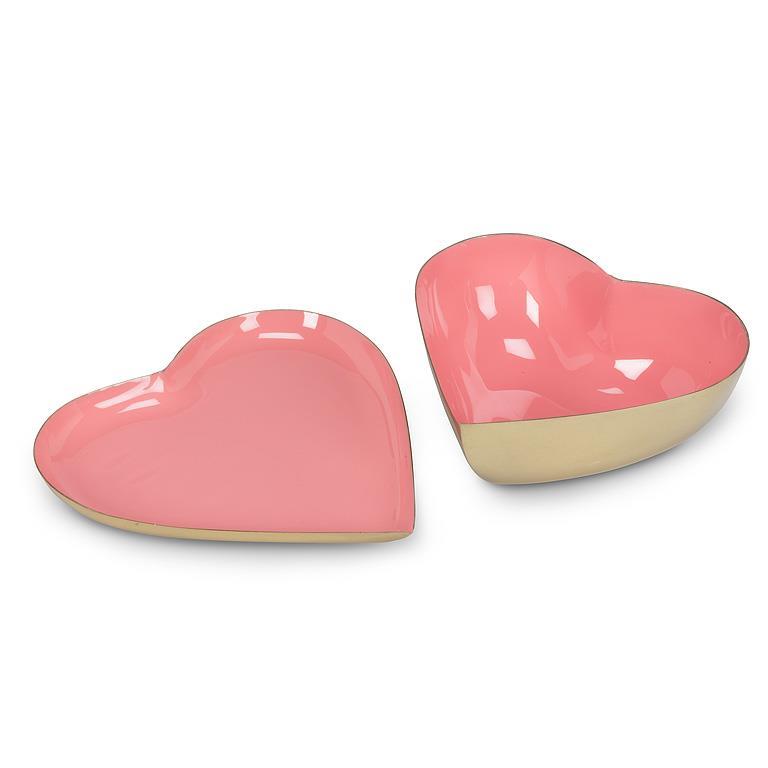Bowl Enamel Heart Shaped