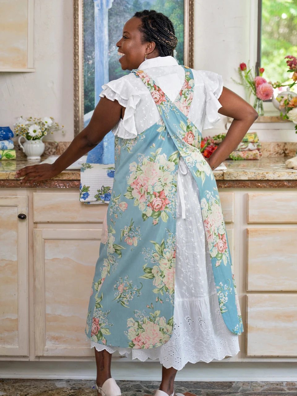 Apron Blanche Farmhouse Mist
