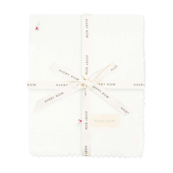 Embroidered Muslin Blanket
