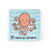 If I Were an Octopus small Jellycat Boardbook.  Pink Octopus with blue water background. 