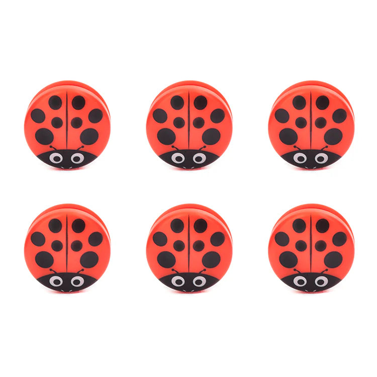 Bag Clips Ladybug S/6