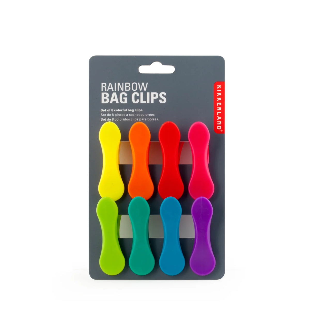 Rainbow Bag Clips set8