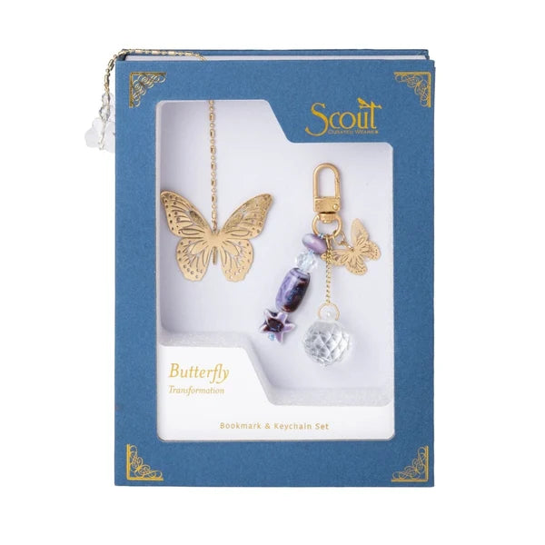 Bookmark & Keychain Set