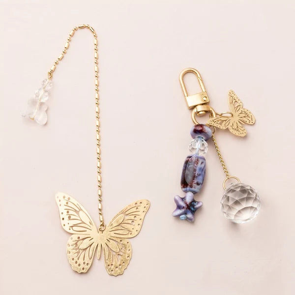 Bookmark & Keychain Set