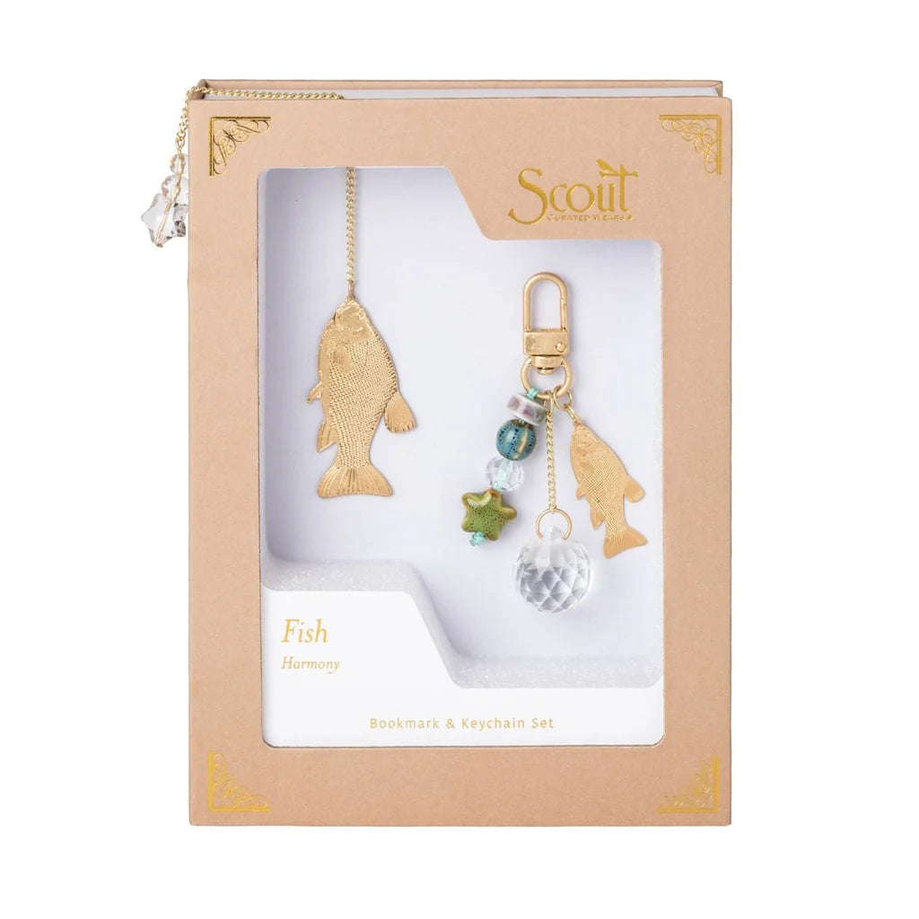 Bookmark & Keychain Set