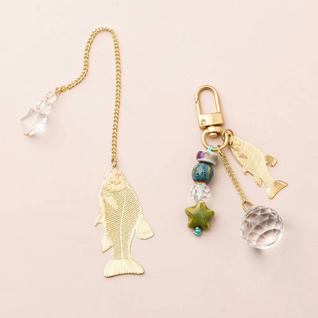 Bookmark & Keychain Set