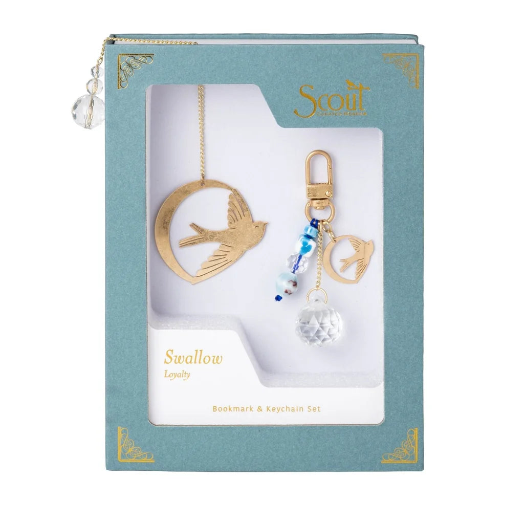 Bookmark & Keychain Set