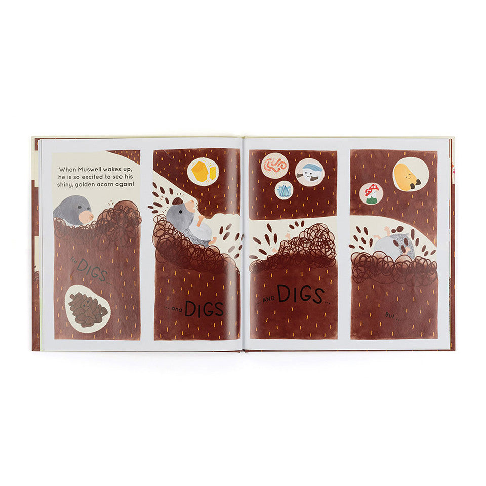 Jellycat Book Muswell Mole and the Buried Treasure