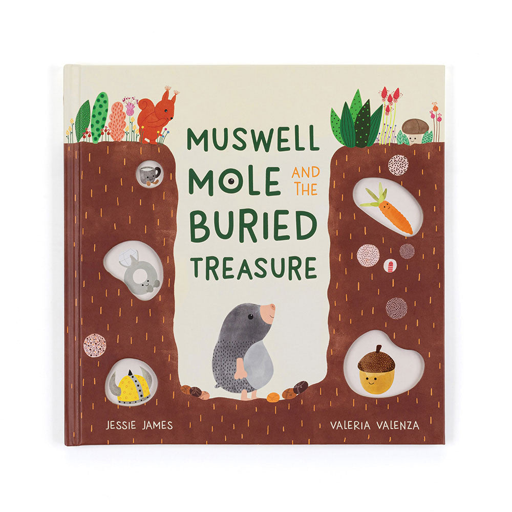 Jellycat Book Muswell Mole and the Buried Treasure