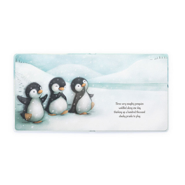 Jellycat Book Naughty Penguins