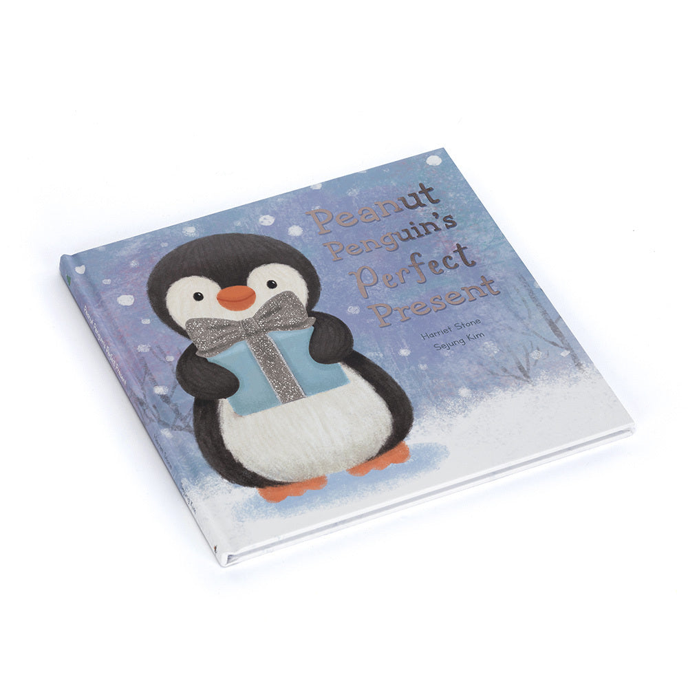 Jellycat Book Peanut Penguin's Perfect Present