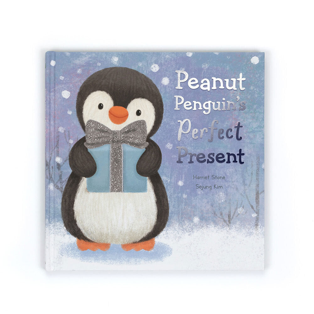 Jellycat Book Peanut Penguin&#39;s Perfect Present
