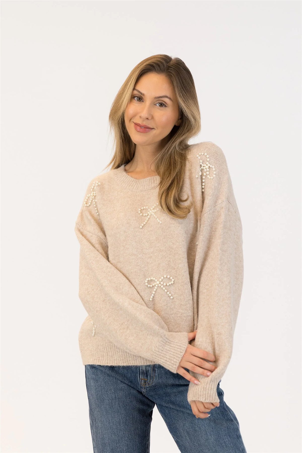 Pullover Bows Crew