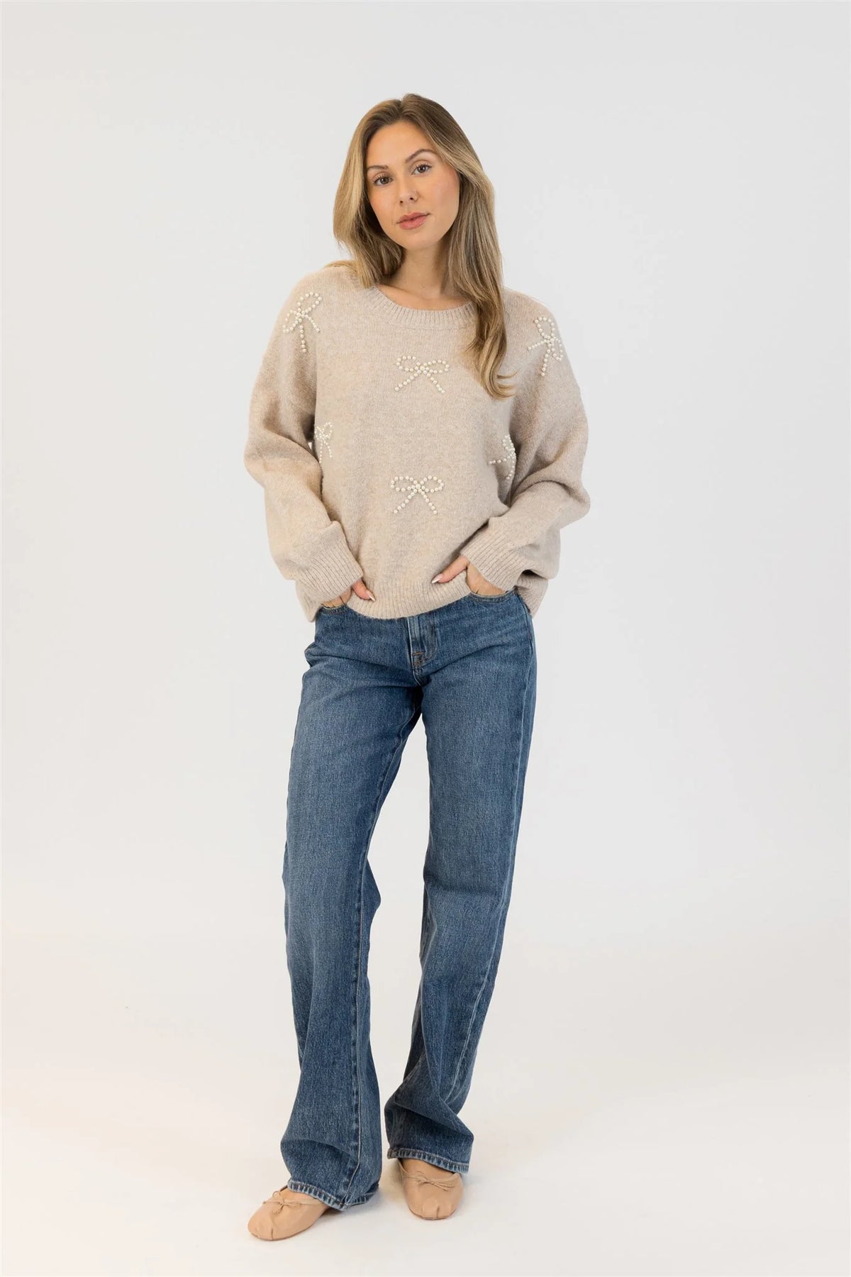 Pullover Bows Crew