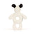 Jellycat Bashful Blk/Crm Puppy Ring Rattle