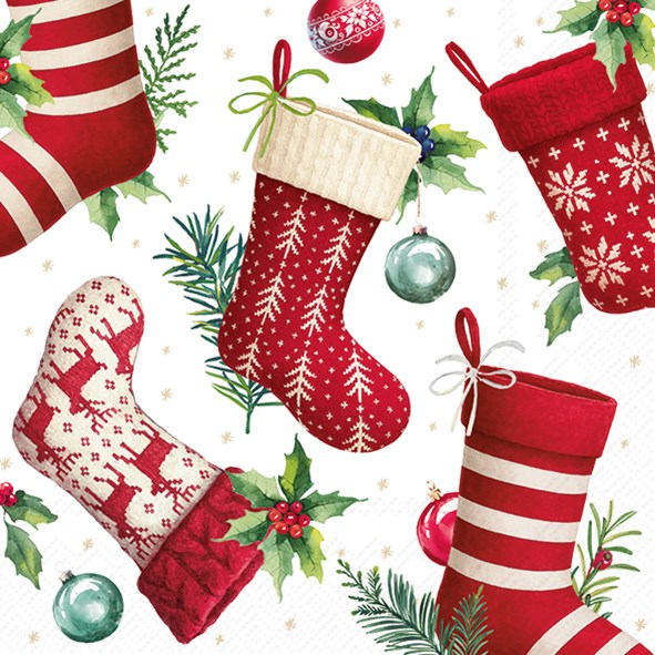 Napkin Christmas Stockings