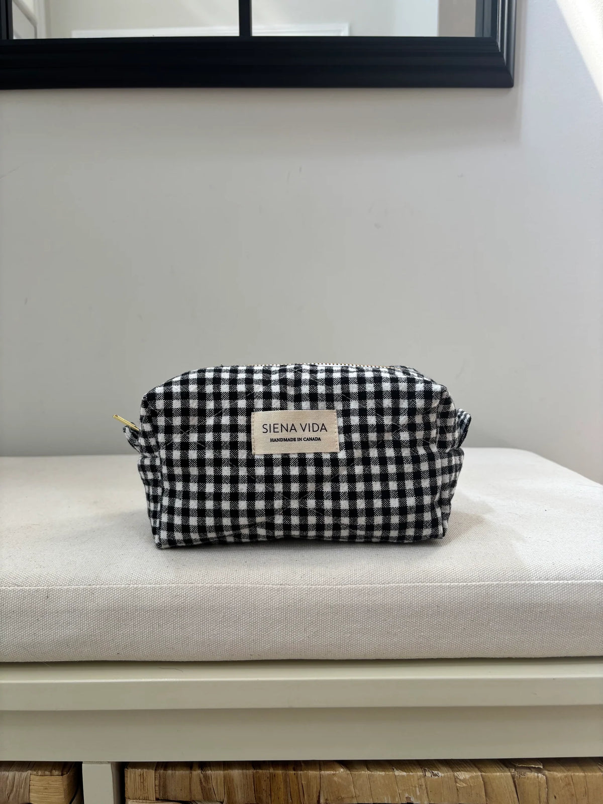 Pouch Black Gingham