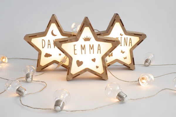 Star Nightlight w/Letters