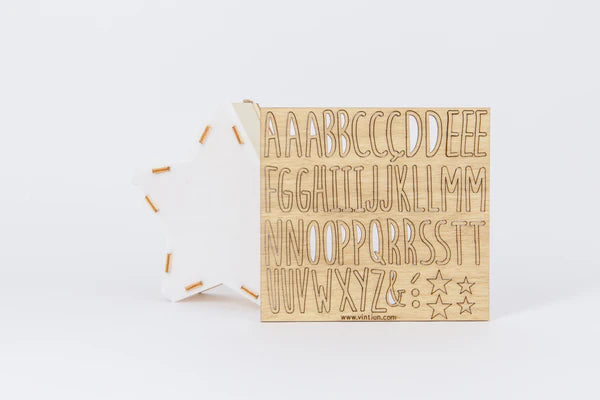 Star Nightlight w/Letters